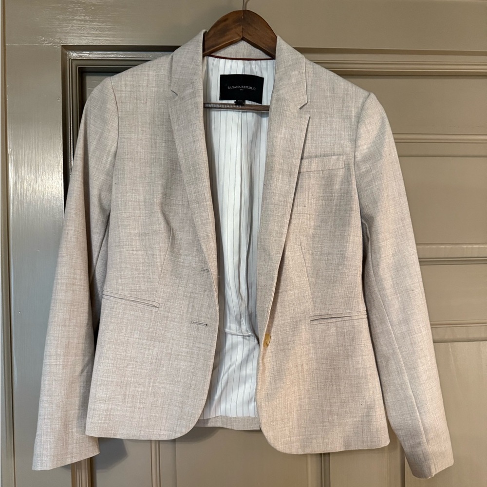 Banana Republic Light Beige Blazer